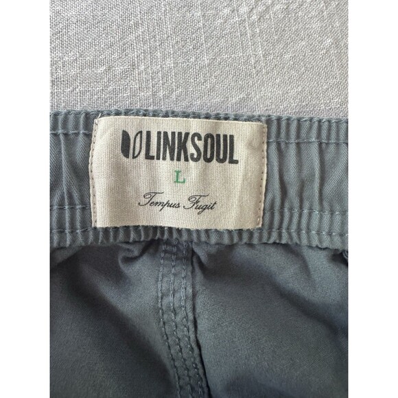 Linksoul Tempus Fugit Pants Size Large Golf‎ Elastic Waist Drawstring Straight - Picture 5 of 12